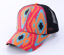 Load image into Gallery viewer, Messy Bun Snapback Trucker Cap (colors available)