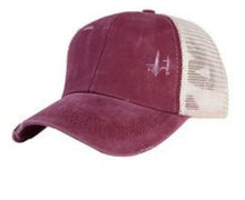 Load image into Gallery viewer, Messy Bun Snapback Trucker Cap (colors available)