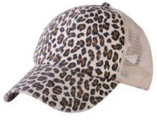 Load image into Gallery viewer, Messy Bun Snapback Trucker Cap (colors available)