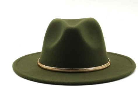 Golden Belt Fedora (colors available)