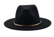 Load image into Gallery viewer, Golden Belt Fedora (colors available)
