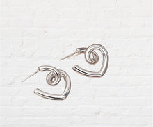 Load image into Gallery viewer, Heart Loop Earrings
