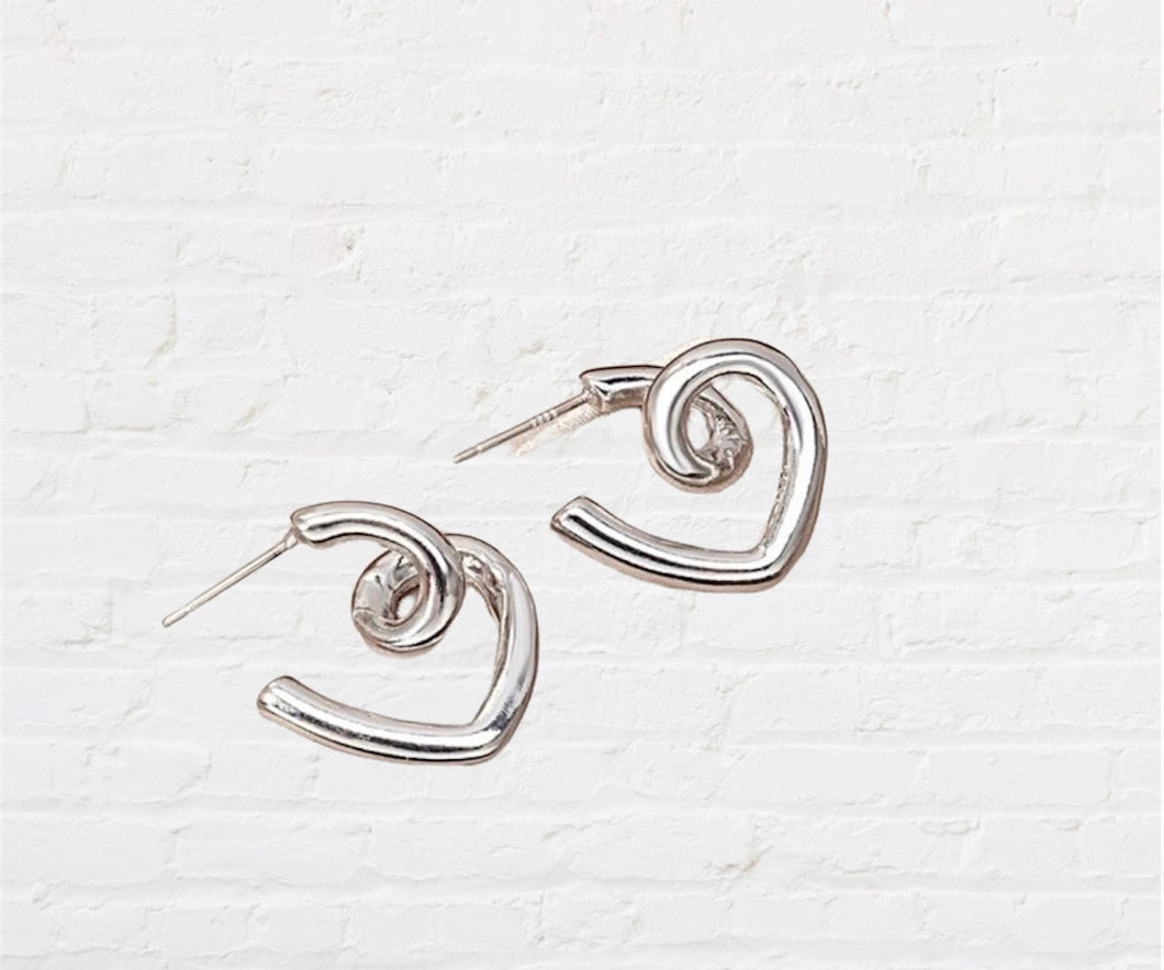 Heart Loop Earrings