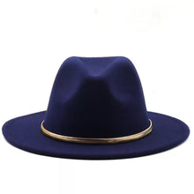 Load image into Gallery viewer, Golden Belt Fedora (colors available)
