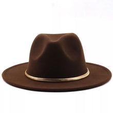 Load image into Gallery viewer, Golden Belt Fedora (colors available)
